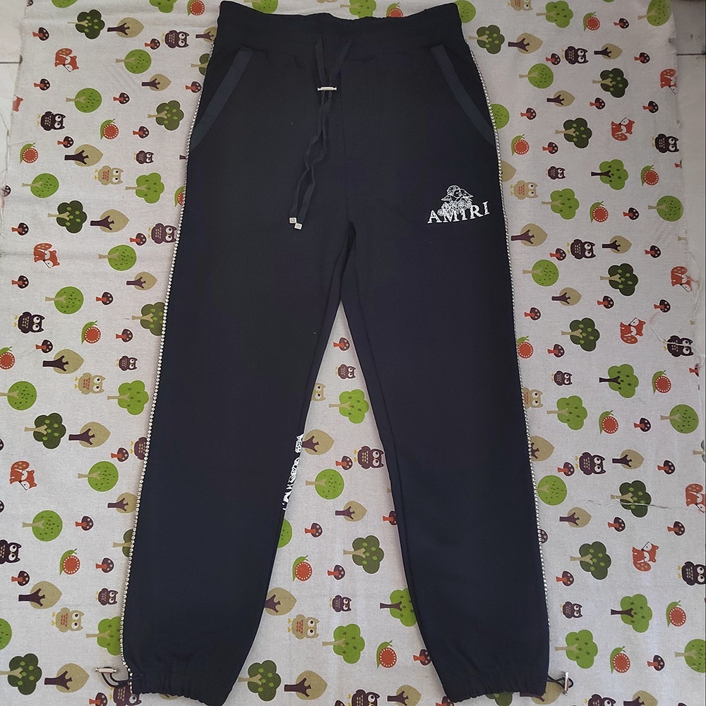 AMIRI Cherub Cupid Black Sweatpants